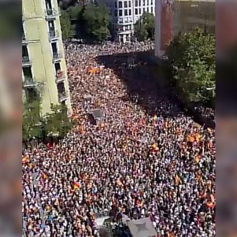 Protesta en Madrid 