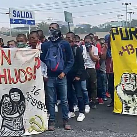 Protesta por Ayotzinapa 