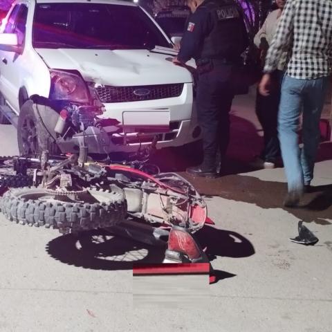 motociclista herido