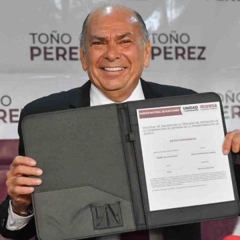 Padre de "Checo" Pérez, no figura entre los candidatos a la gubernatura de Jalisco por Morena