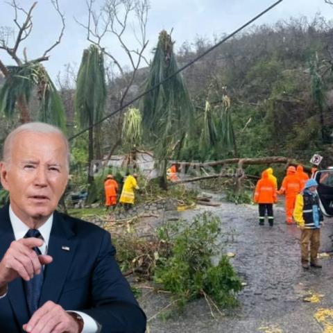 Joe Biden lamenta devastación por el huracán Otis y ordena enviar ayuda