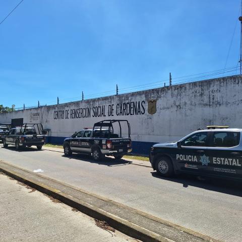 Motín en cárcel de Tabasco deja cinco internos muertos