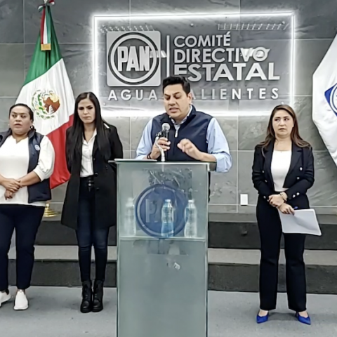 Recortes presupuestales son para financiar a Claudia Sheimbaum, acusa PAN en Aguascalientes