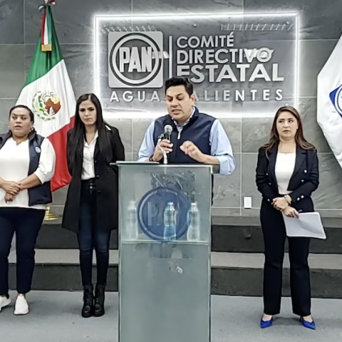 Recortes presupuestales son para financiar a Claudia Sheimbaum, acusa PAN en Aguascalientes 