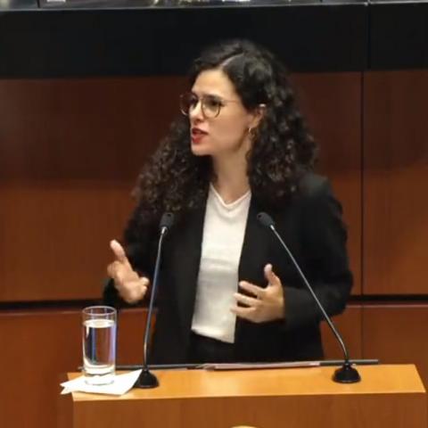 [Video] Luisa María Alcalde defiende la estrategia de seguridad federal en el Senado