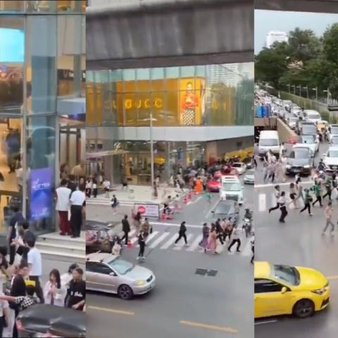 [Video] Tiroteo en centro comercial de Bangkok deja cuatro muertos