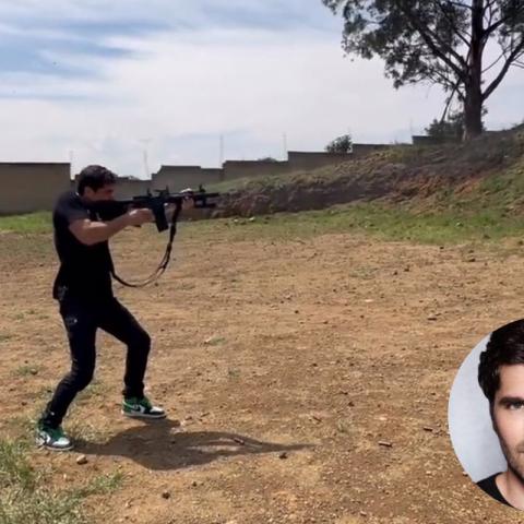 [Video] Eduardo Verástegui desata polémica con video lanzando disparos