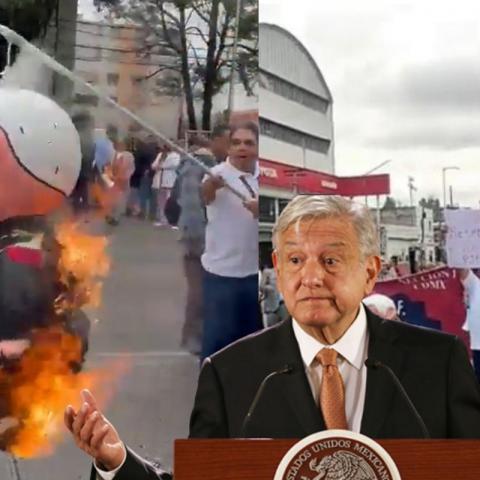 “No me importa que quemen un amlito” López Obrador sobre protestas del Poder Judicial