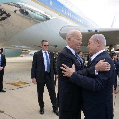 Llega Joe Biden a Israel en medio del conflicto con Hamás