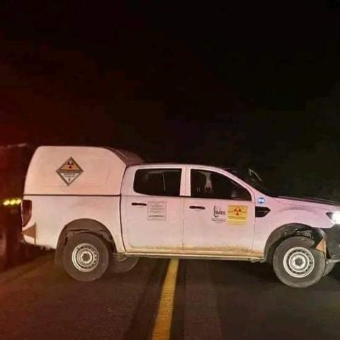 Roban camioneta que contenía al interior un contenedor con fuente radioactiva en Tabasco