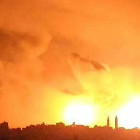 Israel bombardea 150 objetivos subterráneos en Gaza