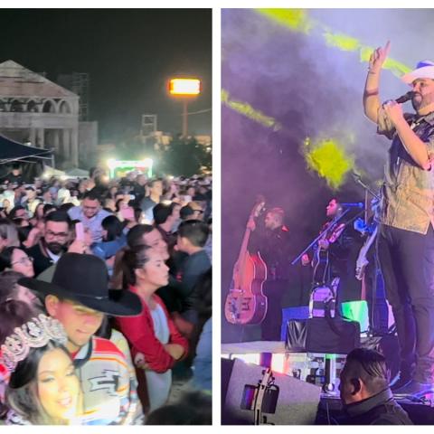 Edén Muñoz cerró la Feria de San Pancho con espectacular concierto 