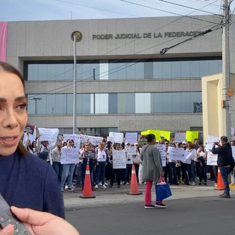 Manifestación del PJF y Josefina Vázquez Mota