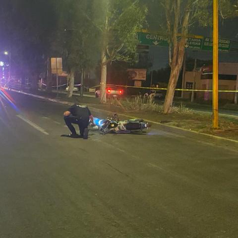 motociclista muerto