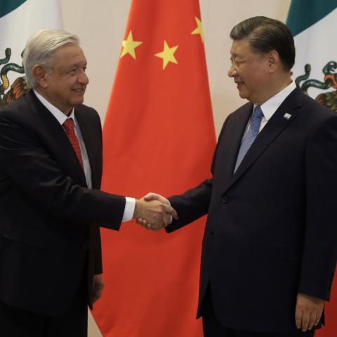 AMLO y Xi Jinping 