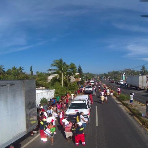 Cruz Roja en Acapulco 