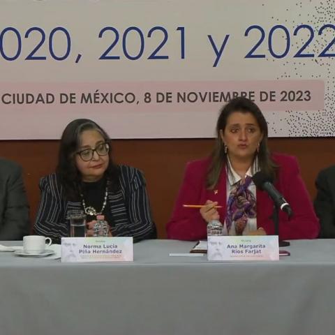 Ministra Ríos-Farjat llama a jueces a mantener intacta su vocación