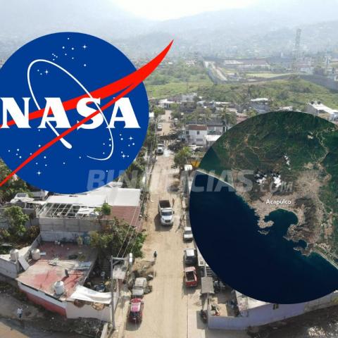 (FOTOS) La NASA comparte fotografías satelitales de Acapulco tras el paso de Otis