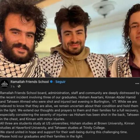 Disparan a tres palestinos graduados de universidades de los Estados Unidos