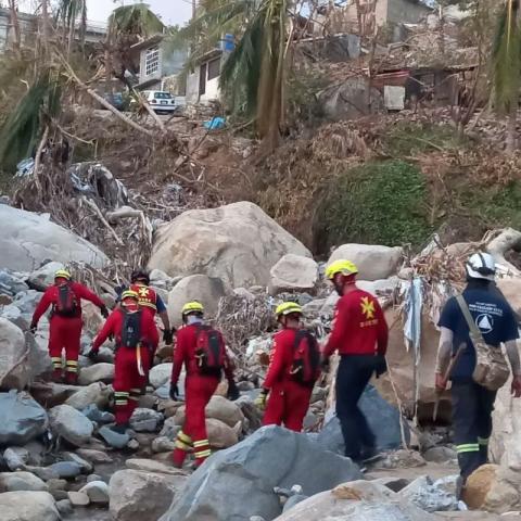 Actualizan a 31 el número de personas desaparecidas tras el paso de Otis en Acapulco