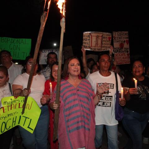 [VIDEO] Con ‘Marcha de la Esperanza’, Xóchitl Gálvez arranca precampaña