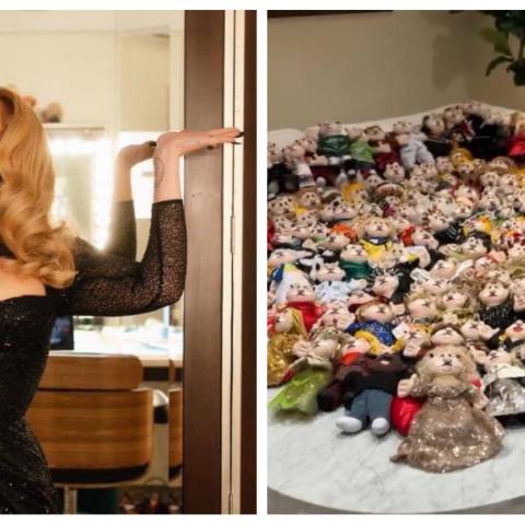 Adele muestra su colección de muñecos del Dr. Simi y publica mensaje en español 