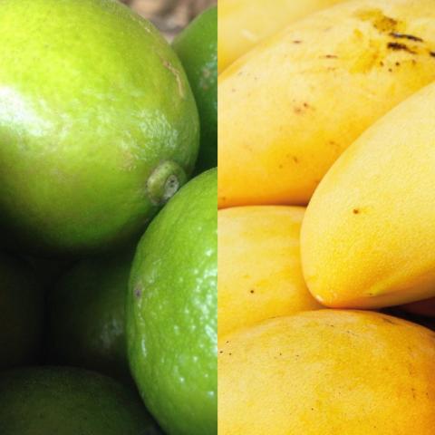 Limón y mango