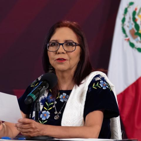 Leticia Ramírez, titular de la SEP 