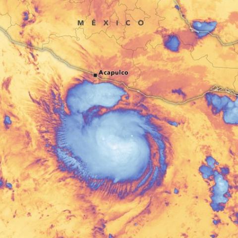 Huracán Otis, el más fuerte de la historia en el Pacífico, confirma la NOAA