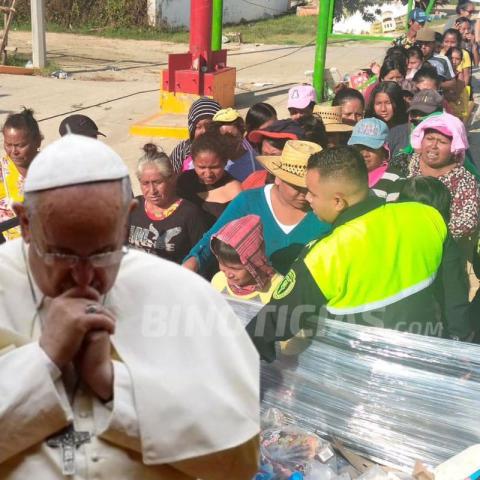 "Rezo por ustedes", papa Francisco envía mensaje a los damnificados por Otis