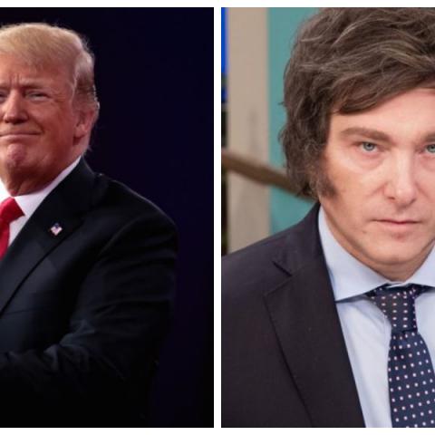 Donald Trump y Javier Milei 