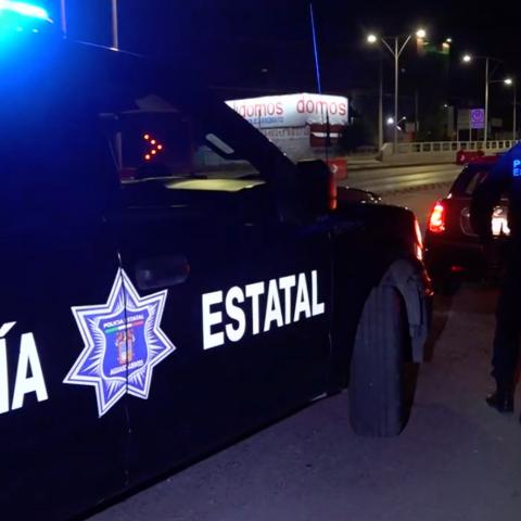 Policía Estatal en operativo