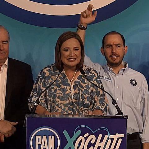 Xóchitl Gálvez se registra como precandidata presidencial del PAN