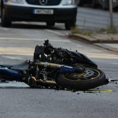 motociclista herido