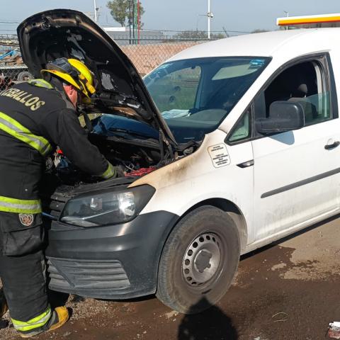 incendio camioneta