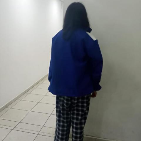 menor localizada