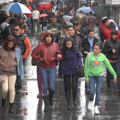 Hoy Aguascalientes espera un día nublado, frío y con lluvias fuertes