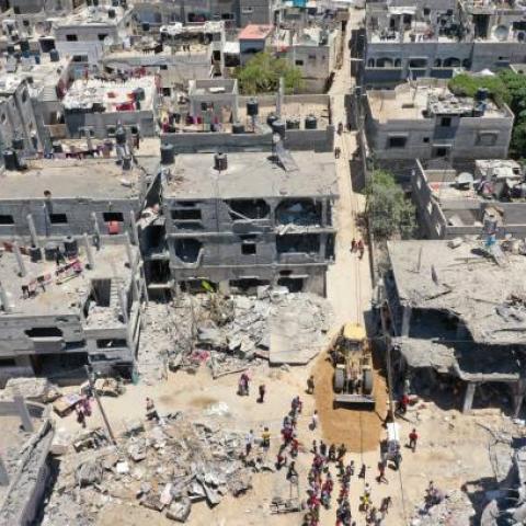 Inicia envío de ayuda humanitaria a Gaza