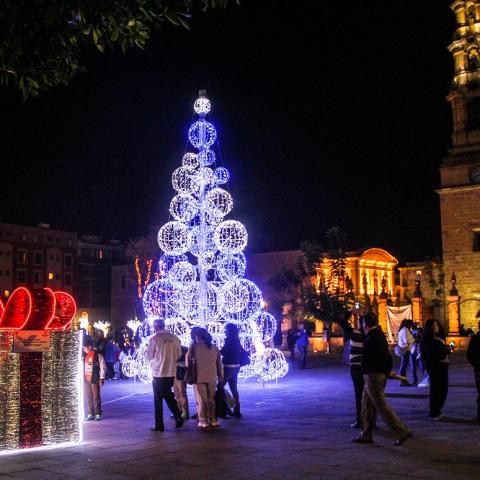 Iluminación y adornos navideños del centro costarán 3 millones de pesos