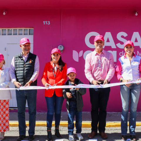 Inauguran Casa Rosa en Jesús María donde mujeres violentadas podrán resguardarse