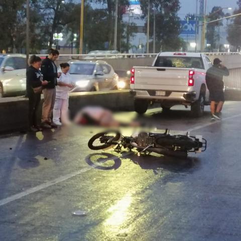 motociclista muerto