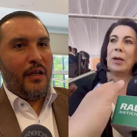 Aldo Ruíz y Lorena Martínez