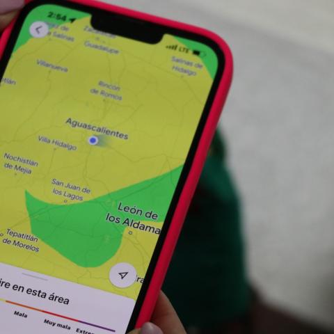 Calidad del aire de Aguascalientes se podrá revisar desde el celular