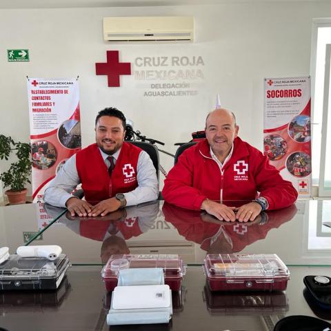 Cruz Roja Aguascalientes implementa la medicina a distancia con migrantes, personas de la tercera edad y en comunidades remotas