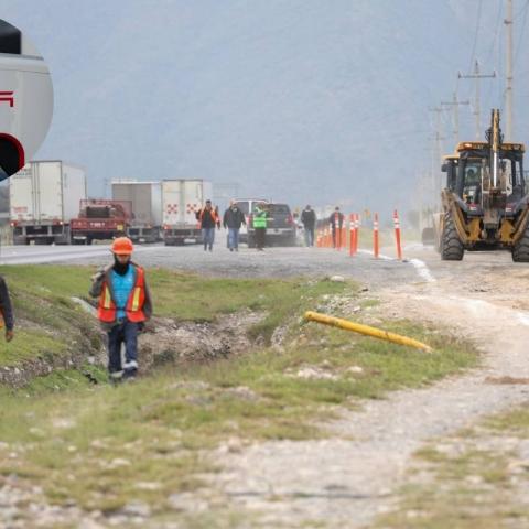 Inician obras para accesos a gigafábrica de Tesla en Nuevo León