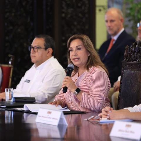 Dina Boluarte descarta abandonar CorteIDH tras caso Fujimori