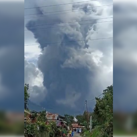 Erupción del Merapi
