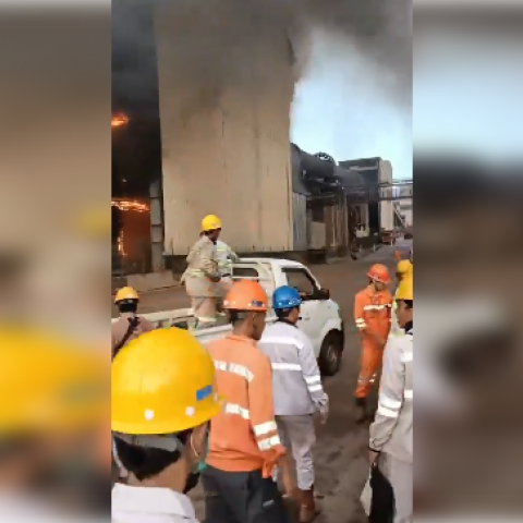 Explosión en Indonesia 