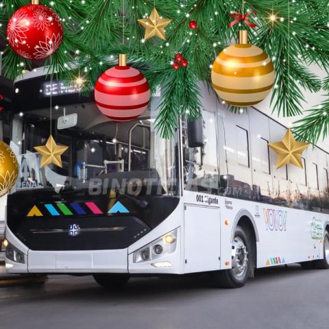 El 31 de diciembre y 1° de enero camiones tendrán horarios especiales