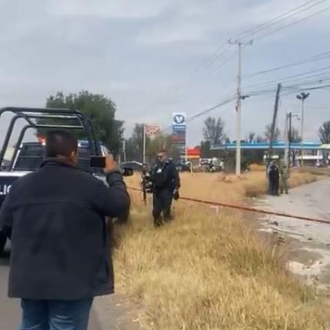 Le lanzan granadas a ministeriales de Aguascalientes y en persecución detienen a una pareja